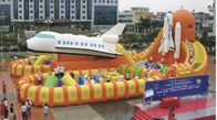 پانل تسمه فلزی بزرگ PVC مدل تورم شهر کودکان و نوجوانان پارک های آب سفارشی