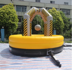 10M Yellow PVC Carnival Games Interactive Inflatable Meltdown برای بزرگسالان