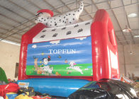5 X 4 M کودکان خنده دار خنده دار Bounce House Inflatables با کارتون حیوانات