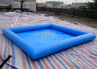 Safe 5 * 5m Blue Children Inflatable Pool Pool، 0.9mm PVC Tarpaulin