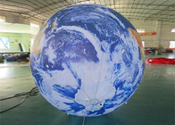 غول پیکر تبلیغاتی بادی ورد گلوب نقشه زمین توپ سیارات آویزان LED