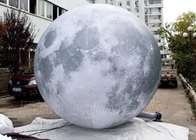 غول پیکر تبلیغاتی بادی مدل ماه سیارات بزرگ گلوب بادکنک LED برای تزئین