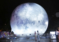 غول پیکر تبلیغاتی بادی مدل ماه سیارات بزرگ گلوب بادکنک LED برای تزئین