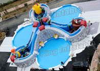 0.9 میلیمتر PVC Bear Bearing Parachute Inflatable Inflatable Pools 3 Pool 3 برای فضای باز