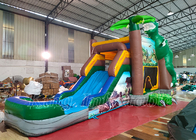 دایناسورها Happy Hop Bouncy Castle Slide T-Rex Bounce House Castles Jumping Inflatable
