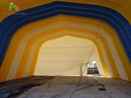 ساختمان های بزرگ قوس بادکنک چادر ورزشی چادر تونل گنبد هوایی بادکنک برای فروش
