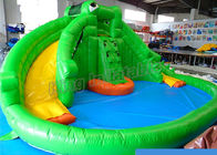 سفارشی تم تمسخر آب Slide Inflatable Splash بازی PVC برای کودکان و نوجوانان