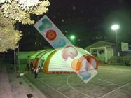 18 متر بزرگ چادر پناهگاه Inflatable / چادر گنبد برای انبار، دفتر، اتاق جلسه
