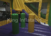 EN71 اتحادیه لیگ عدالت سبز Inflatable پریدن قلعه با اسلاید برای کودکان و نوجوانان