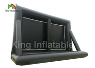 صفحه نمایش پروژکتور بادی سیاه سفارشی PVC 10m ، صفحه نمایش فیلم در فضای باز با تورم
