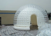 چادر حباب نیمه شفاف با چادر حیاط / حیاط چادر با PVC پنبه سفید
