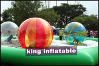 توپ رنگی PVC با تورم آب توپ / توپ آب با قطر 2m برای پارک تفریحی