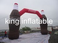 شکل بطری کوکا کولا باله های بادی برای تبلیغات / قوس ورودی با تورم