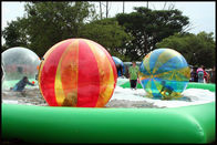 رنگ متقاطع 2m قطر PVC سفارشی Wak در توپ آب برای پارک آب
