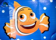 اسلاید آب بادی با استخر شنا توسط Clownfish توسط پارچه پلاستیکی مقاوم در برابر PVC