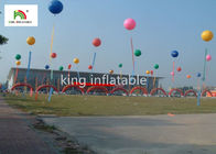 بادکنک های تبلیغاتی بادی قرمز PVC با قطر 3 متر با چاپ دیجیتال