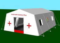 چادر واقعه پزشکی بادی قابل حمل با قیمت 7.55X5.6m سفارشی برای پناهگاه اضطراری