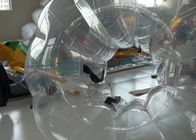 1.5 میلی متر قطر PVC بادی اسپری توپ / حباب فوتبال برای بزرگسالان در چمن