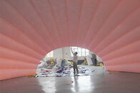 چادر رویدادی بادی نیم دایره 10m در 5m با نور LED