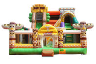 زمین بازی بادی Bouncy Castle بادی 0.55mm برای اجاره چاپ تمام رنگی