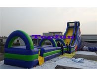 Gaint Inflatable Water Slide پارک تفریحی در فضای باز / بازی های کشویی ساحل