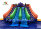 Penguin Blue White Inflatable Blow Up Water Park With 16m Diameter Pool And Slide