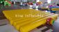 Heat Sealed Yellow Inflatable Water Toys / PVC L 4.5m * D 0.3m Gateway / Marker Buoys