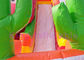 Cartoon Car Decoration Inflatable Dry Slide Kids Outdoor Backyard Slide By Plato PVC