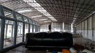 بازی ورزشی اسپرت 5 5 5 متری PVC با تورم سیاه و سفید مات بدنسازی با تور / تور پرش با تورم