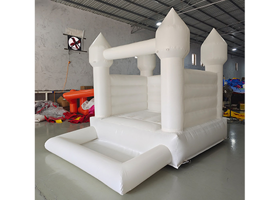 Inflatable Bouncer Castle White Wedding Bouncer خانه بادی برای بچه ها