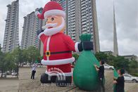 مدل تبریک کریسمس / مهمانی / کریسمس تزئینات بادی کریسمس غول پیکر بابانوئل 26 فوتی در فضای باز