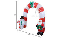 طاق های بادی بابا نوئل آدم برفی در فضای باز تبلیغات بادی تزئینات کریسمس