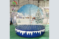 کریسمس غول پیکر بادی Snow Globe 10 Ft HOutdoor تجاری گلوله برفی بادی شفاف دکوراسیون کریسمس