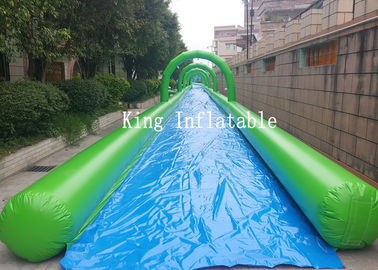 سرسره بادی PVC در فضای باز Giant N Slide / Water سرسره 100 متری شهر برای بزرگسالان