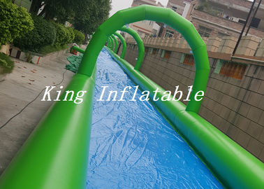 سرسره بادی PVC در فضای باز Giant N Slide / Water سرسره 100 متری شهر برای بزرگسالان