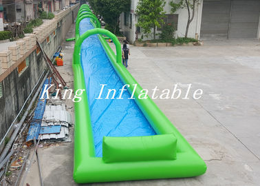 سرسره بادی PVC در فضای باز Giant N Slide / Water سرسره 100 متری شهر برای بزرگسالان