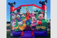 Inflatable Bouncer House Outdoor Party Child Bouncy Castle خانه گزاف گویی بادی
