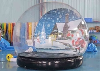 چادر حباب گنبدی شفاف تزئین کریسمس گلوب برفی بادی با دمنده هوا
