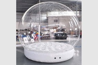 غرفه عکس بادی Snow Globe با چراغ های ال ای دی اندازه انسان برف بادکن