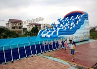 پارک آب بادی با حوضچه آبی دلفین با پلاستیکی پلاستیکی PVC