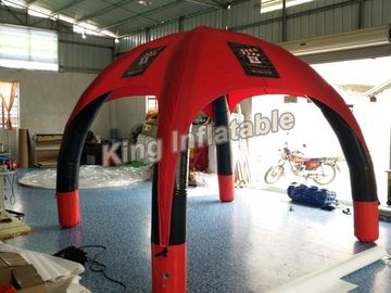 آگهی قرمز آگهی های تبلیغاتی در فضای باز با چادر عنکبوت بادی 0.65mm PVC