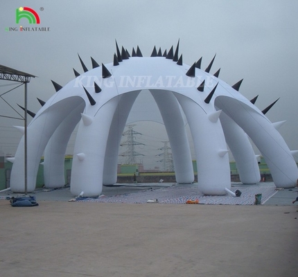 چادر پرتابی سفید خیمه های بیرونی پرتابی سفارشی چادر های PVC چادر های نمایشگاهی
