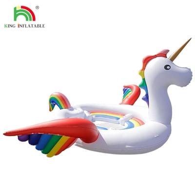 6 نفره طاووس بادکنک آب کوه دریاچه دریاچه استخر شناور آب اسباب بازی غول تک شاخ فلامینگو تخت شناور بادکنک برای حزب آب
