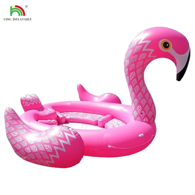 6 نفره طاووس بادکنک آب کوه دریاچه دریاچه استخر شناور آب اسباب بازی غول تک شاخ فلامینگو تخت شناور بادکنک برای حزب آب
