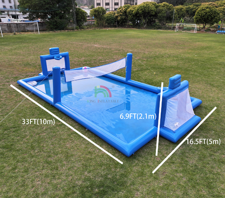 بازی های ورزشی پرتابی PVC آبی پرتابی آب والیبال شبکه زمین فوتبال میدان ورزشگاه زمین فوتبال میدان