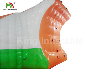 سفارشی 9 * 7.5 متر برج غواصی بادی با اسلاید اسباب بازی آب برای پارک آب
