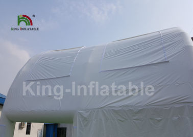 آب - PVC ضدعفونی 40 * 10m سفید غلاف بالش مکعب بادی برای مراسم عروسی