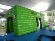 چادر رویداد Inflatable سبز با 0.6mm - 0.9mm تیر کتانی PVC، ضد آب و مقاوم در برابر آتش
