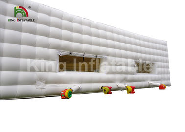 سفید رنگ 11 X 6m بالش مکعب بادکنکی برای اجاره / تبلیغات غرفه تورم