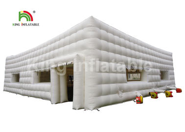 سفید رنگ 11 X 6m بالش مکعب بادکنکی برای اجاره / تبلیغات غرفه تورم